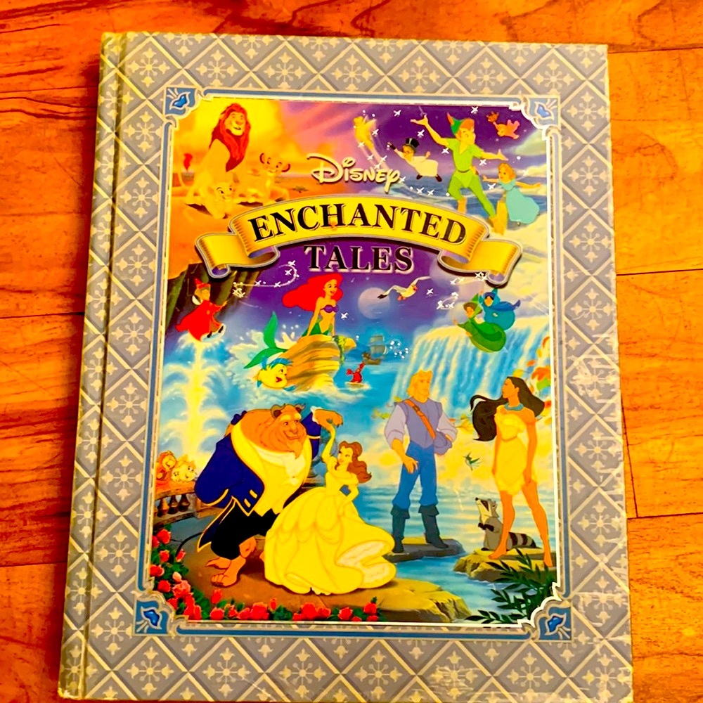 Disney Enchanted Tales large hardcover book of 8 stories children storybook VGUC